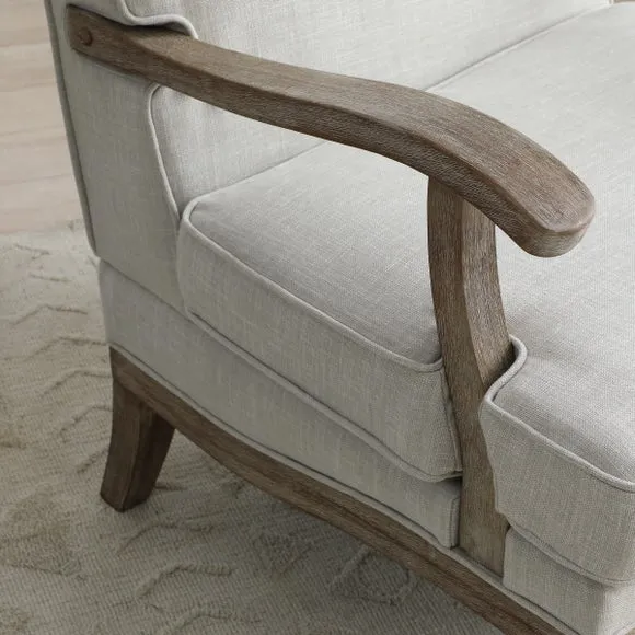 Esme Cream Linen Chair 3