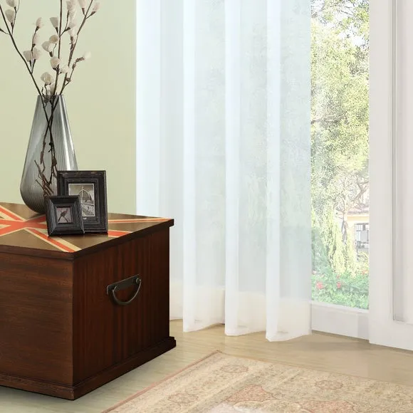 Sheer Elegance Eyelet Single Voile Panel 2