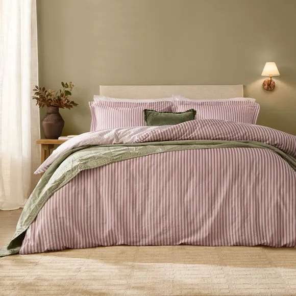 Yard Hebden Reversible 100% Cotton Duvet Cover & Pillowcase Set 1