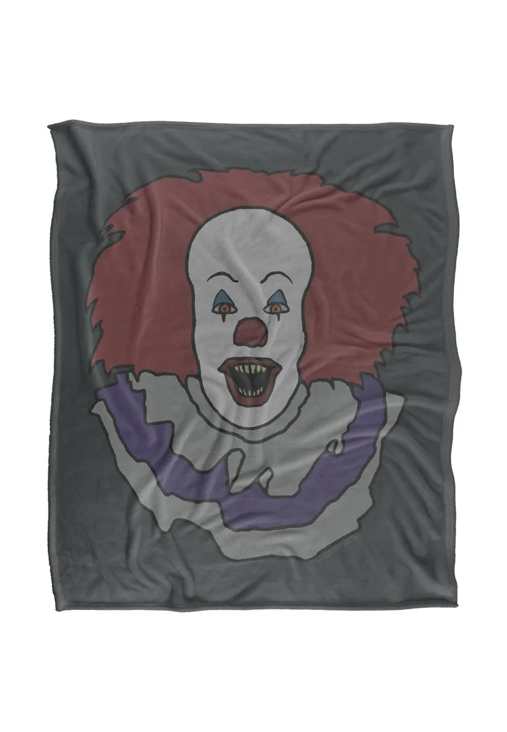Warner Brothers IT, 152x127 cm Red Balloon Silky Touch Super Soft Throw Blanket in White