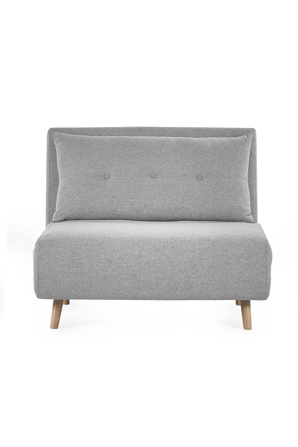 Julian Bowen Rowan Upholstered Chair Bed in Light Grey 6