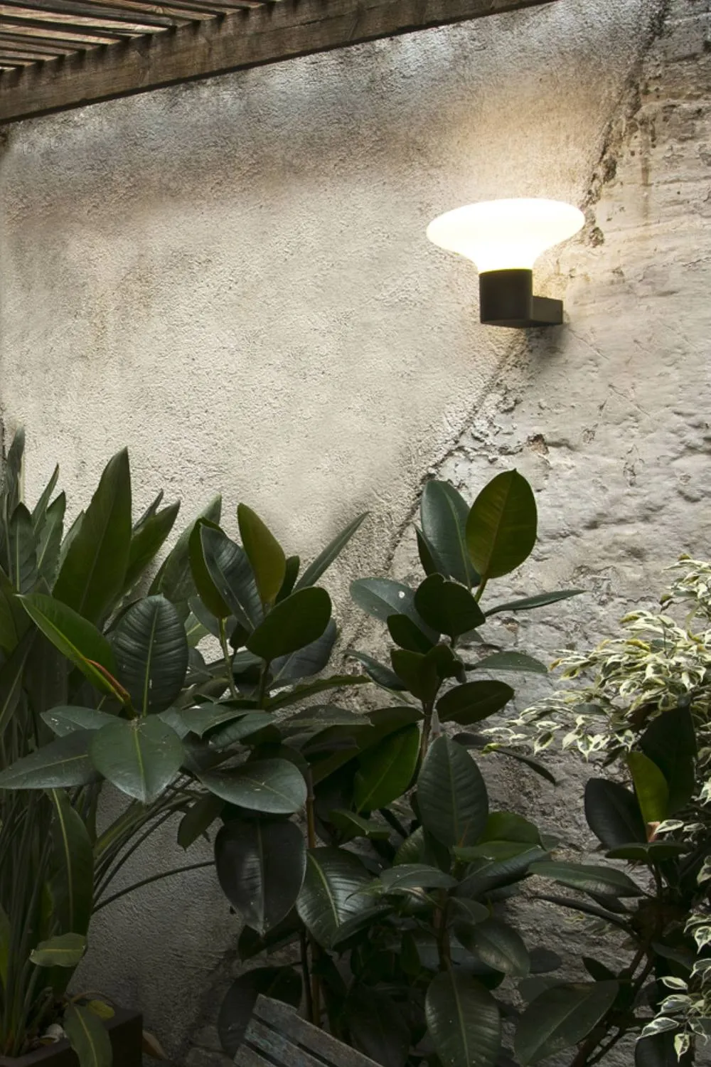 Netlighting Blubs Outdoor Modern Wall Lamp Dark Grey 1x E27 IP44 2
