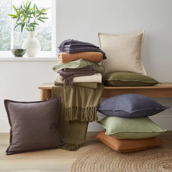 Westcott Slub Cotton Throw Blanket 3