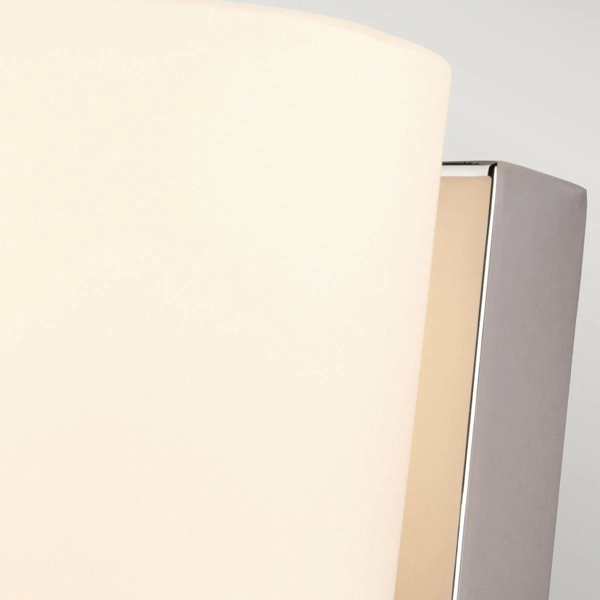 Netlighting Lanza 1 Light Bathroom Wall Light Polished Chrome IP44 G9 in Grey 2