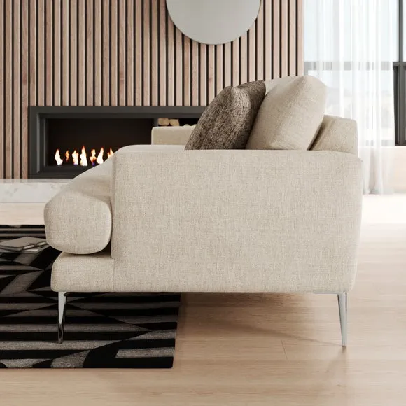 Lawson Chunky Tonal Weave 4 Seater Sofa 2