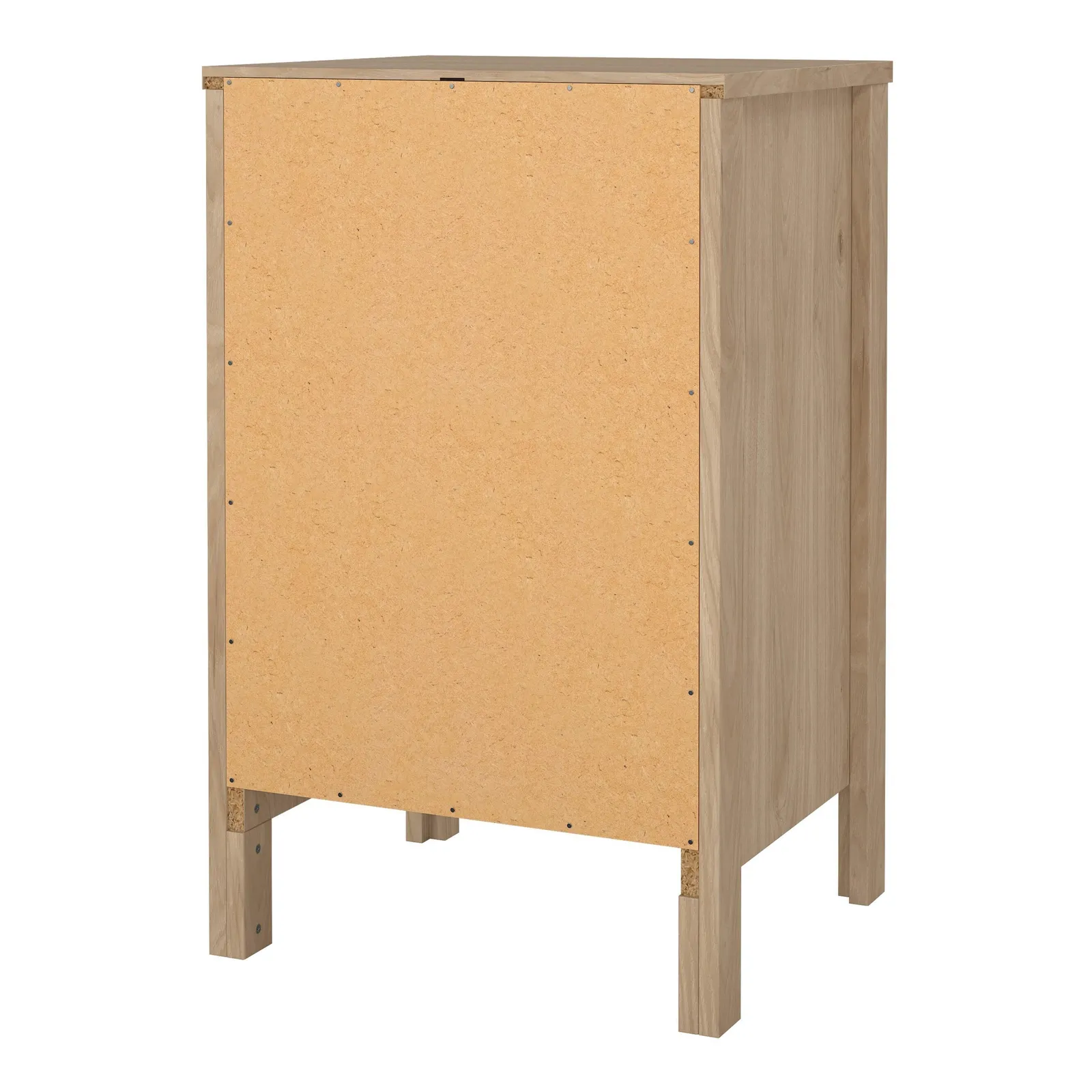 Furniture To Go Madrid Bedside Table 3 Drawers in Jackson Hickory Oak in Light Oak 5