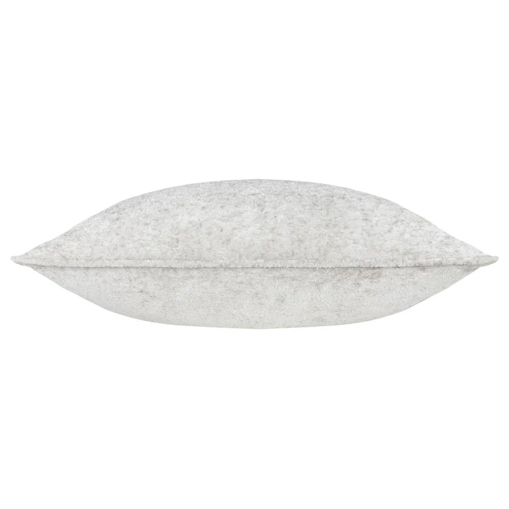 Paoletti Lustre Crushed Velvet Cushion in Silver 3
