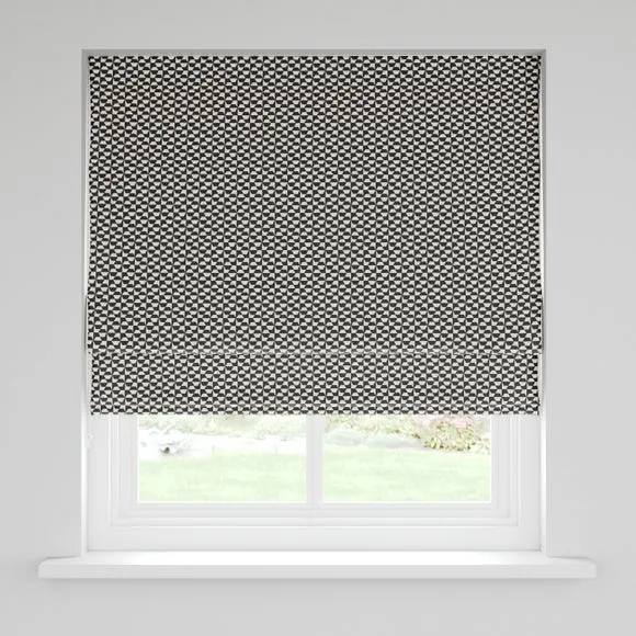 Geo Checkerboard Roman Blind 2