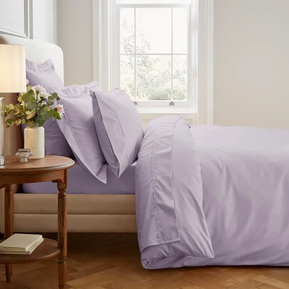 Dorma Crisp & Fresh 400 Thread Count Egyptian Cotton Percale Flat Sheet 2