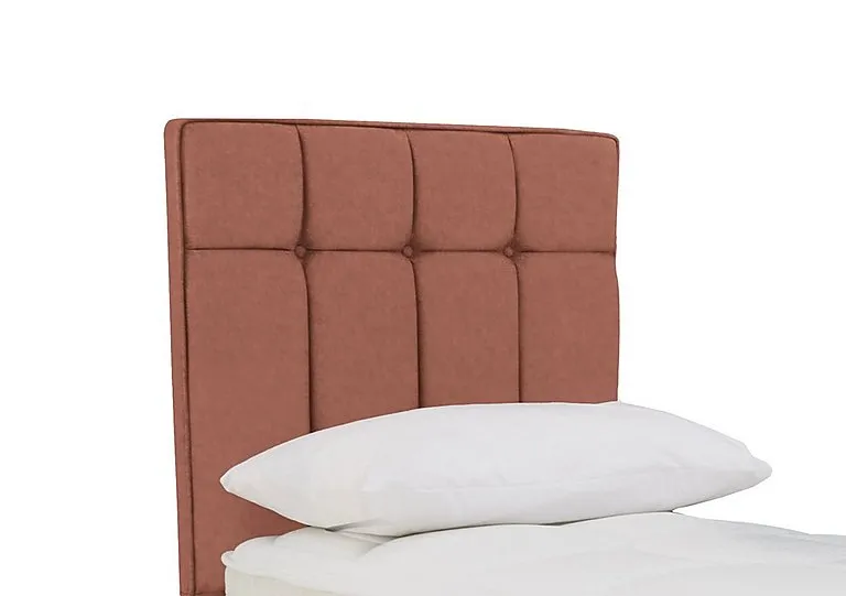 Beam Floor Standing Headboard - Single - Burnt Orange
