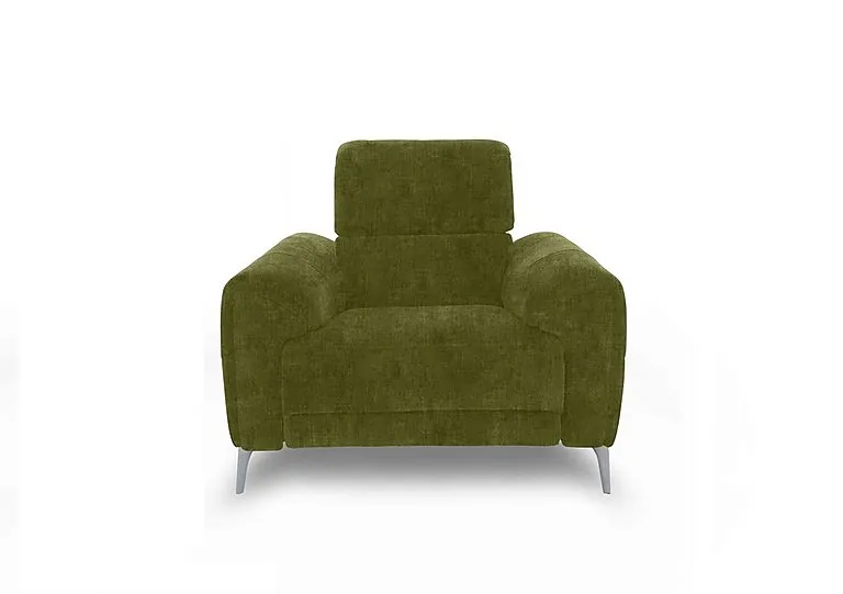 Vino Fabric Power Recliner Chair with Power Headrest and Heated Seat