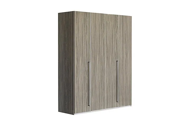 Venezia 4 Door Wardrobe - Grey