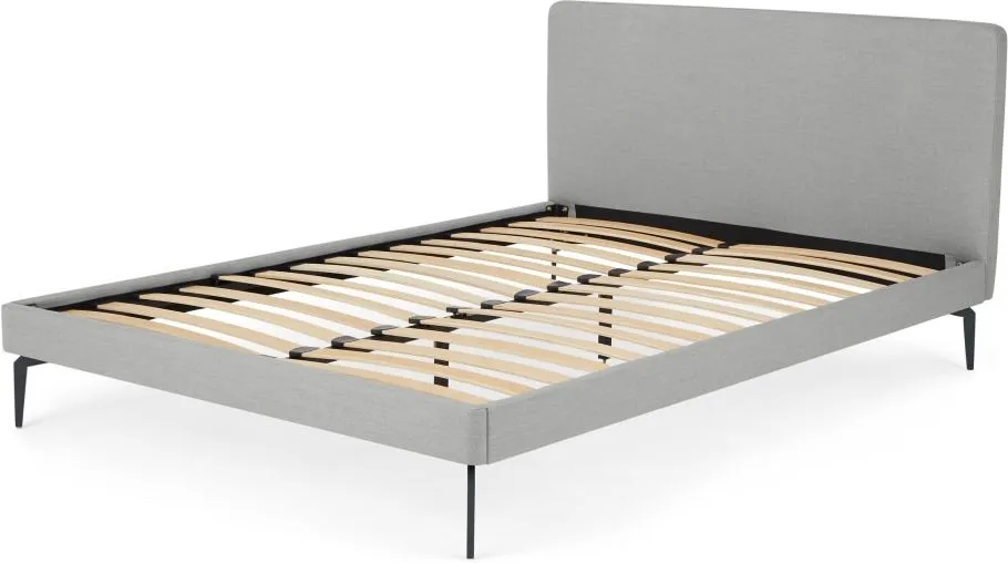 Kida Super King Bed, Pluto Grey weave