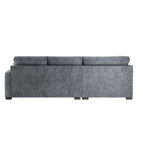Carson Deep Sit Chunky Chenille Corner Sofa 5