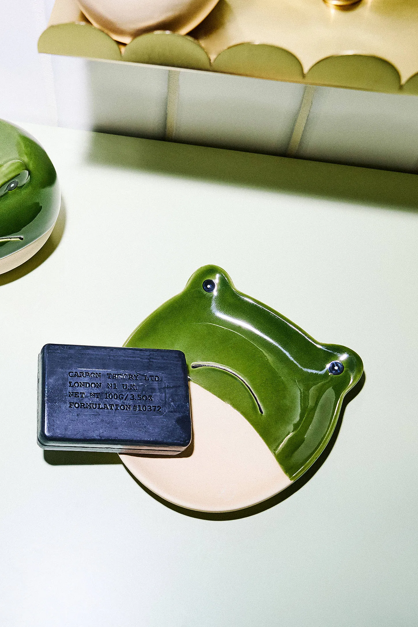 Grumpy Frog Soap Dish - Green ALL
