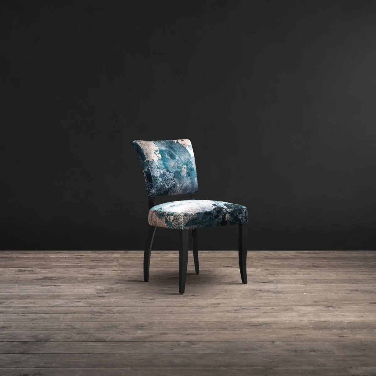 Timothy Oulton Mimi Dining Chair, Blue Velvet | Barker & Stonehouse 3