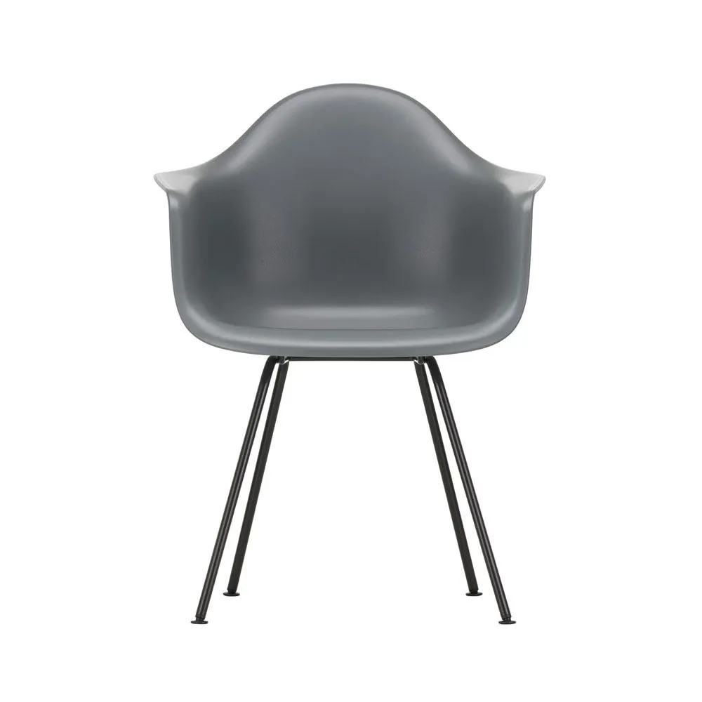 Vitra Eames DAX Armchair New Height Granite Grey Basic Dark Powder Coated Base 3