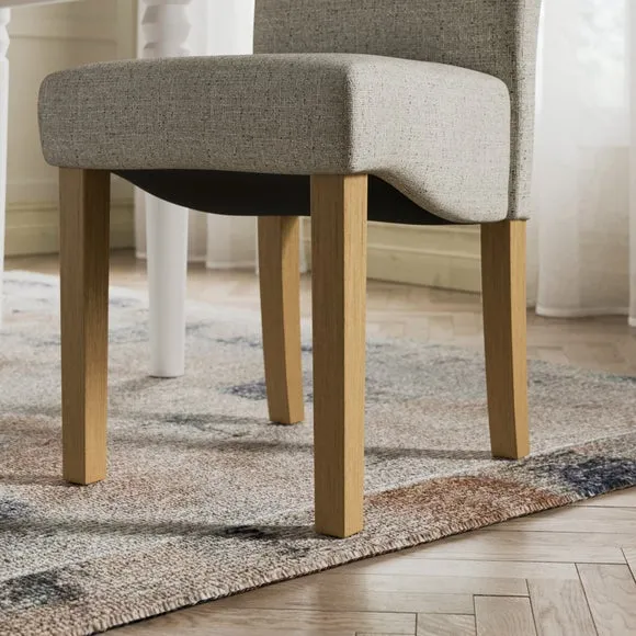 Aiden Set of 2 Dining Chairs, Boucle 5