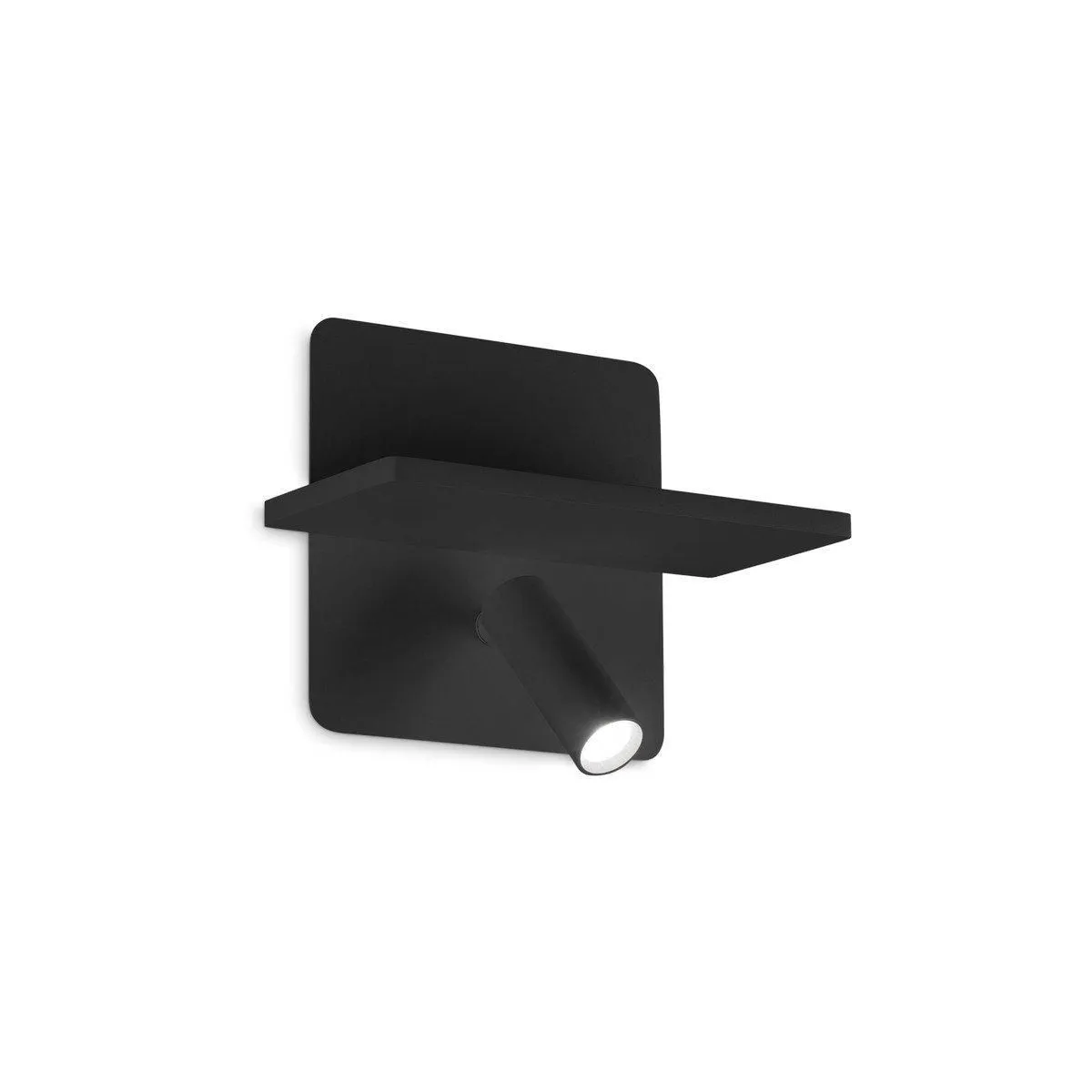 Netlighting PIANO 2 Light LED Reading Light Black InBuilt Switch 3000K NonDim
