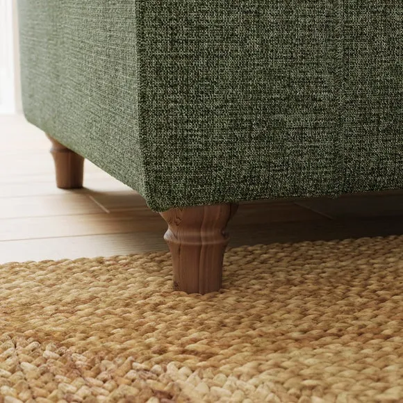 Flori Chenille Soft Texture Corner Chaise Sofa 5