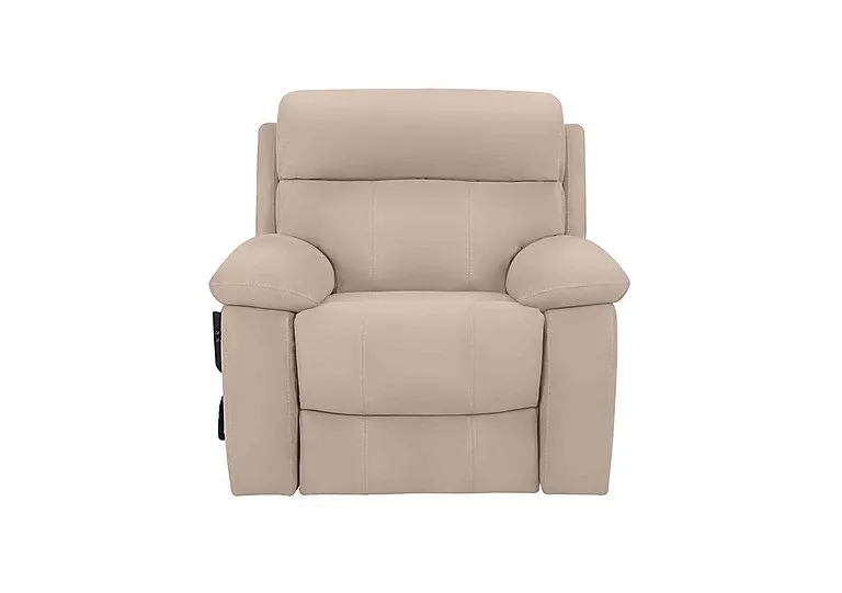 Moreno Leather Lift and Rise Chair - BV Pebble