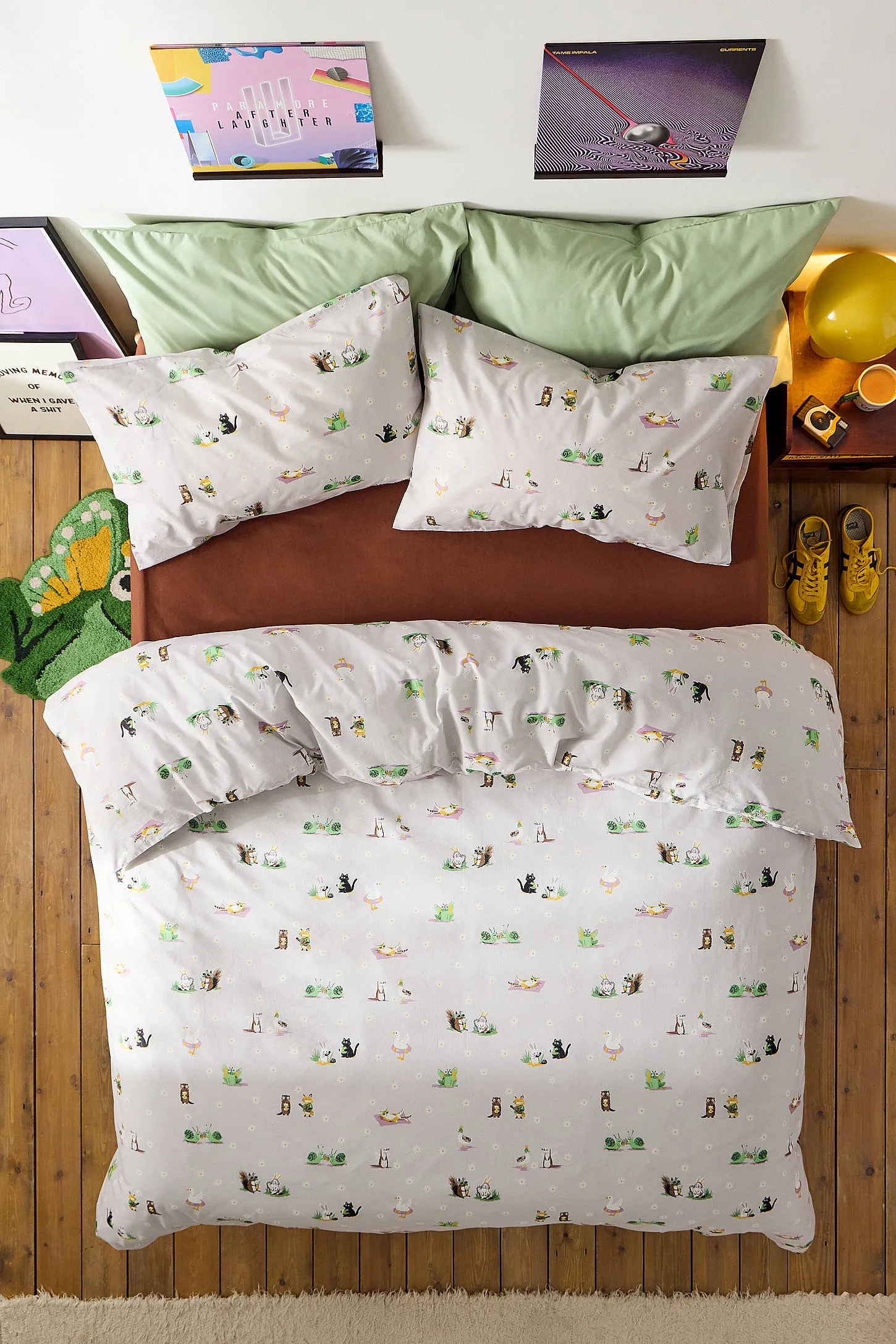 Whimsical Animals Duvet Set - Lilac