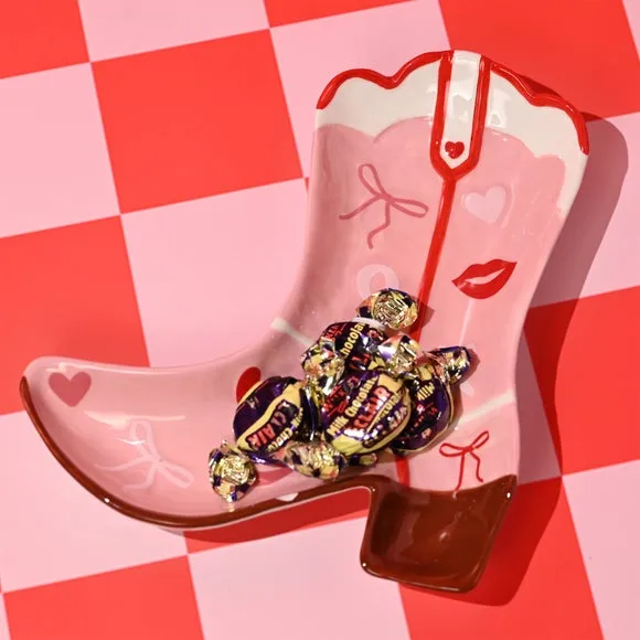 The Feel Good Club Cowgirl Boot Shaped Trinket Dish 2