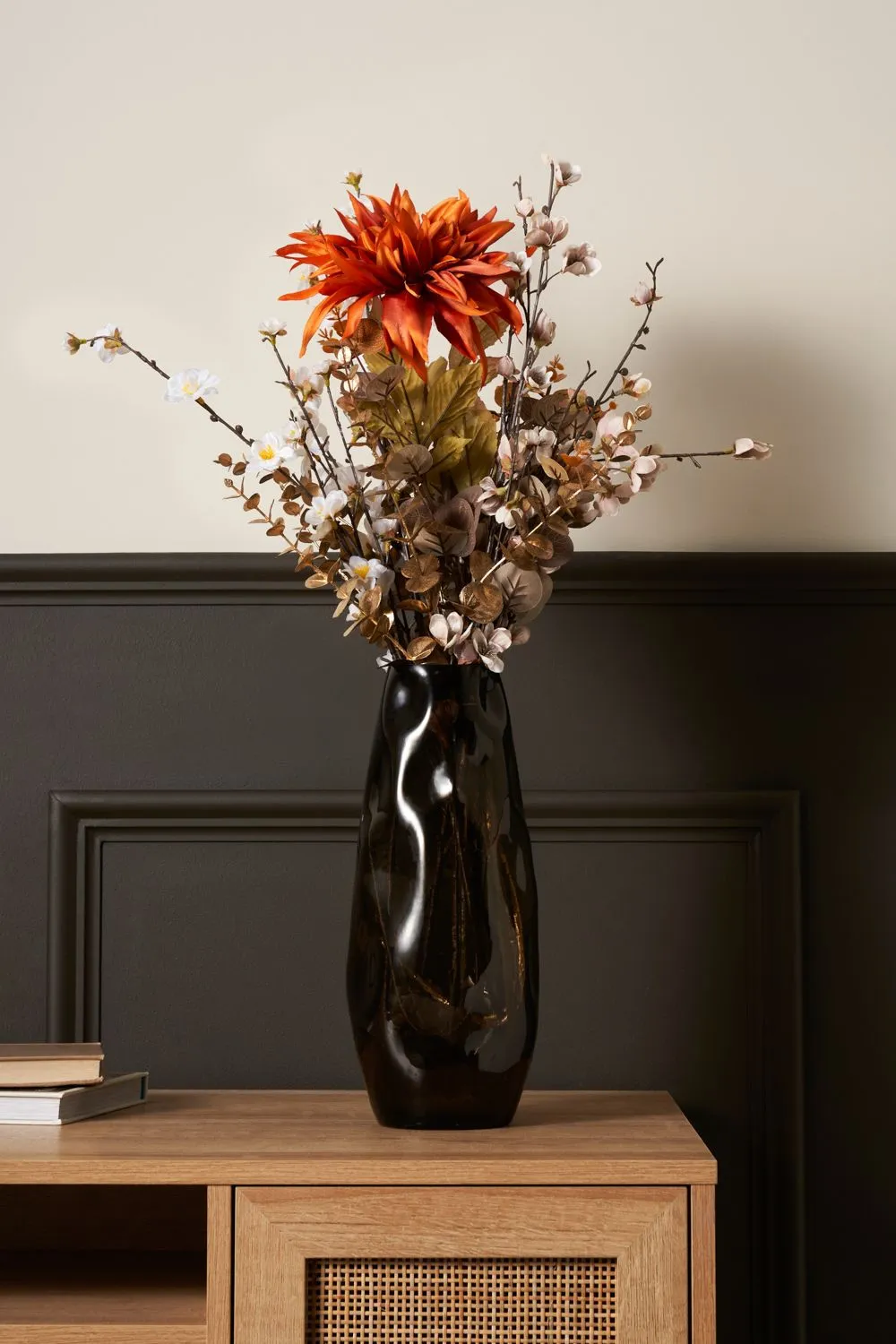 BHS Ombre Glass Vase in Grey