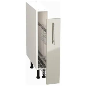 Wickes Orlando Gloss Stone 150mm Pull Out Base Unit 2