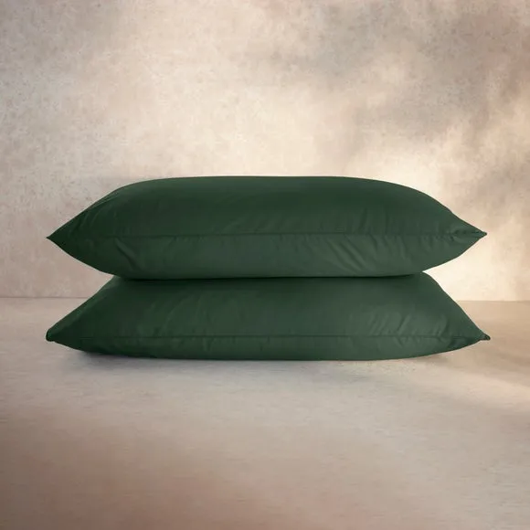 100% Egyptian Cotton 220 Thread Count Standard Pillowcase Pair 5