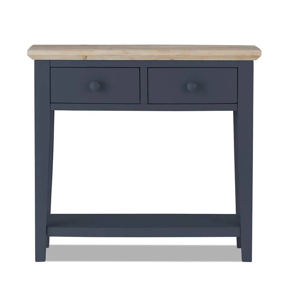 Statement Furniture Florence Console Table with 2 Drawers in Navy 4