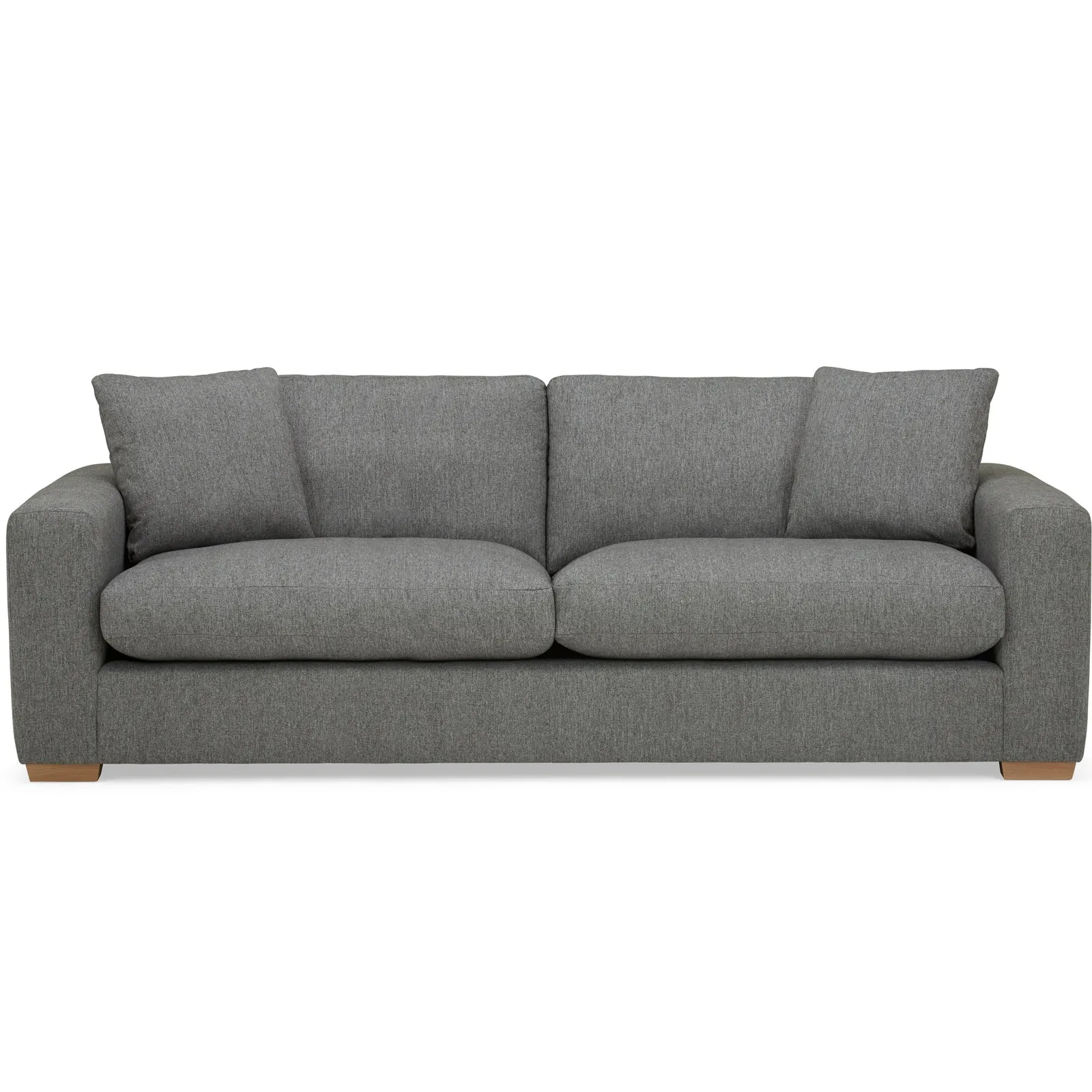 Porto Fabric 4 Seater Sofa - Dark Grey Dark Grey
