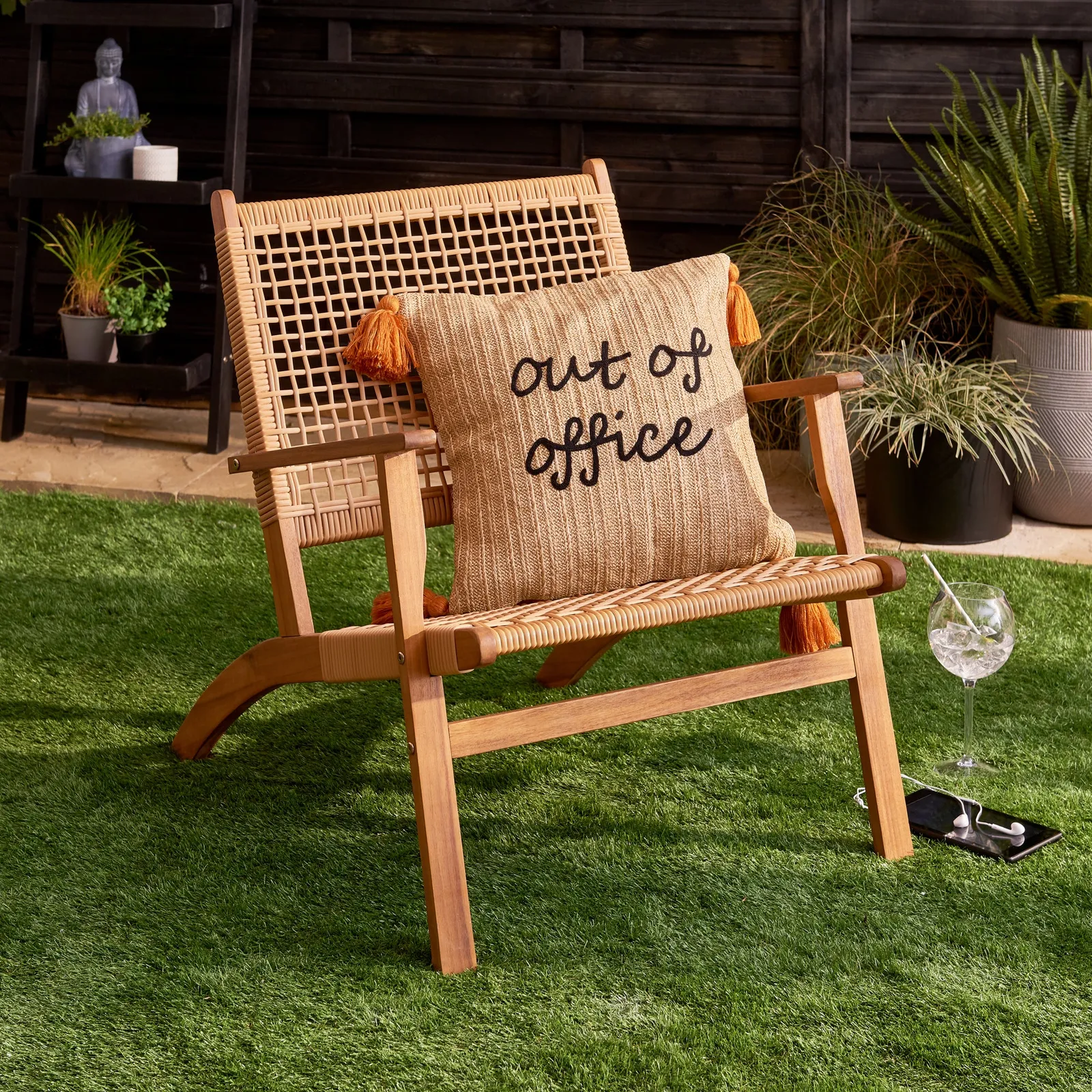 Phoenix Acacia Chair Wood (Brown)