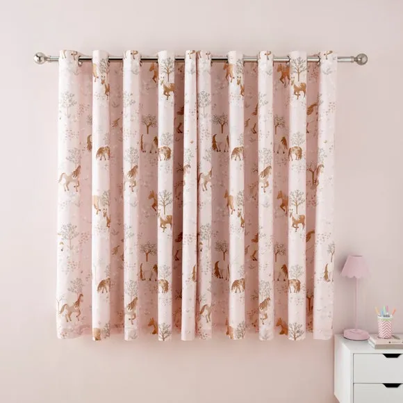 Pony Meadows Blackout Eyelet Curtains 4