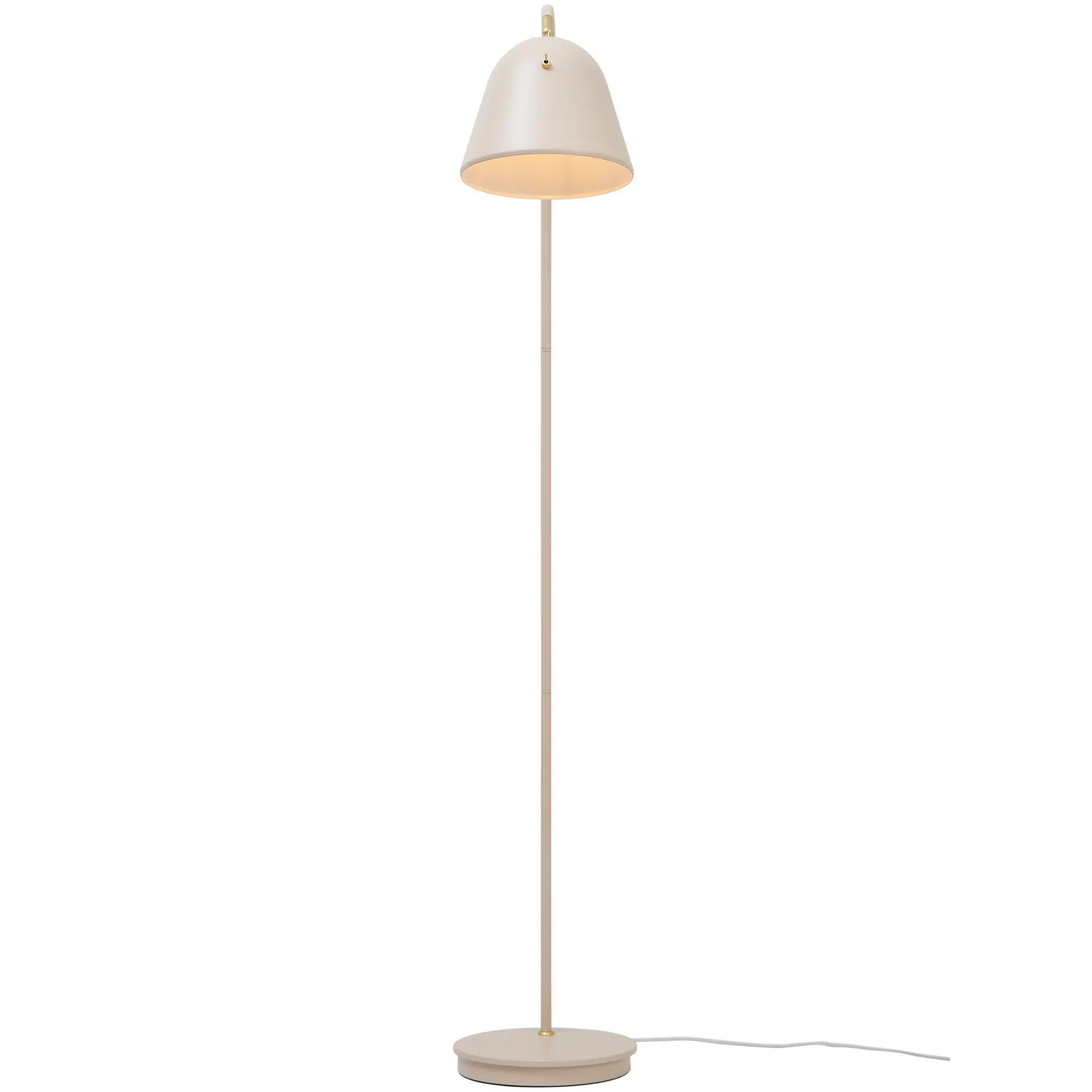 Nordlux Fleur Floor Lamp Beige Metal Livingroom E27 Switch 3