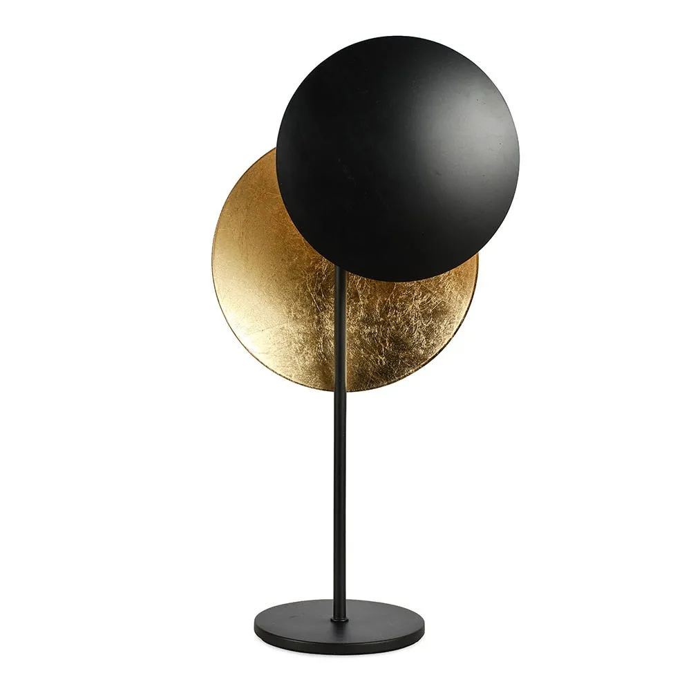 Heal's Eclisse LED Table Lamp Black & Gold 2