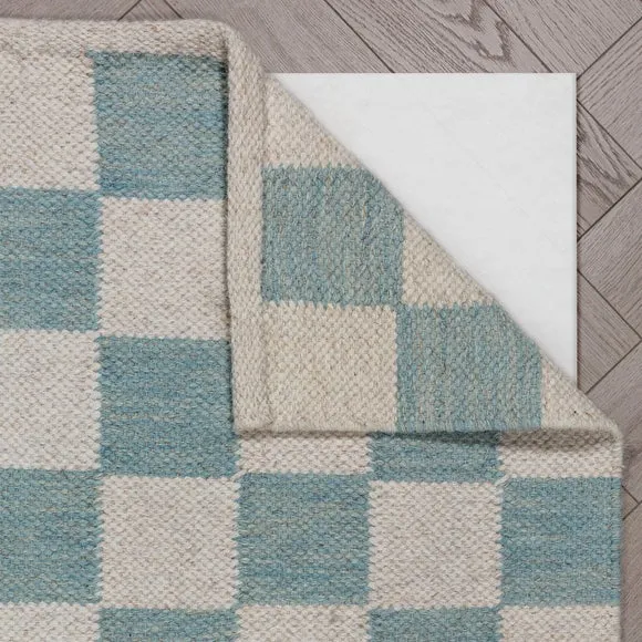 Seb Checkerboard Wool Rug 3