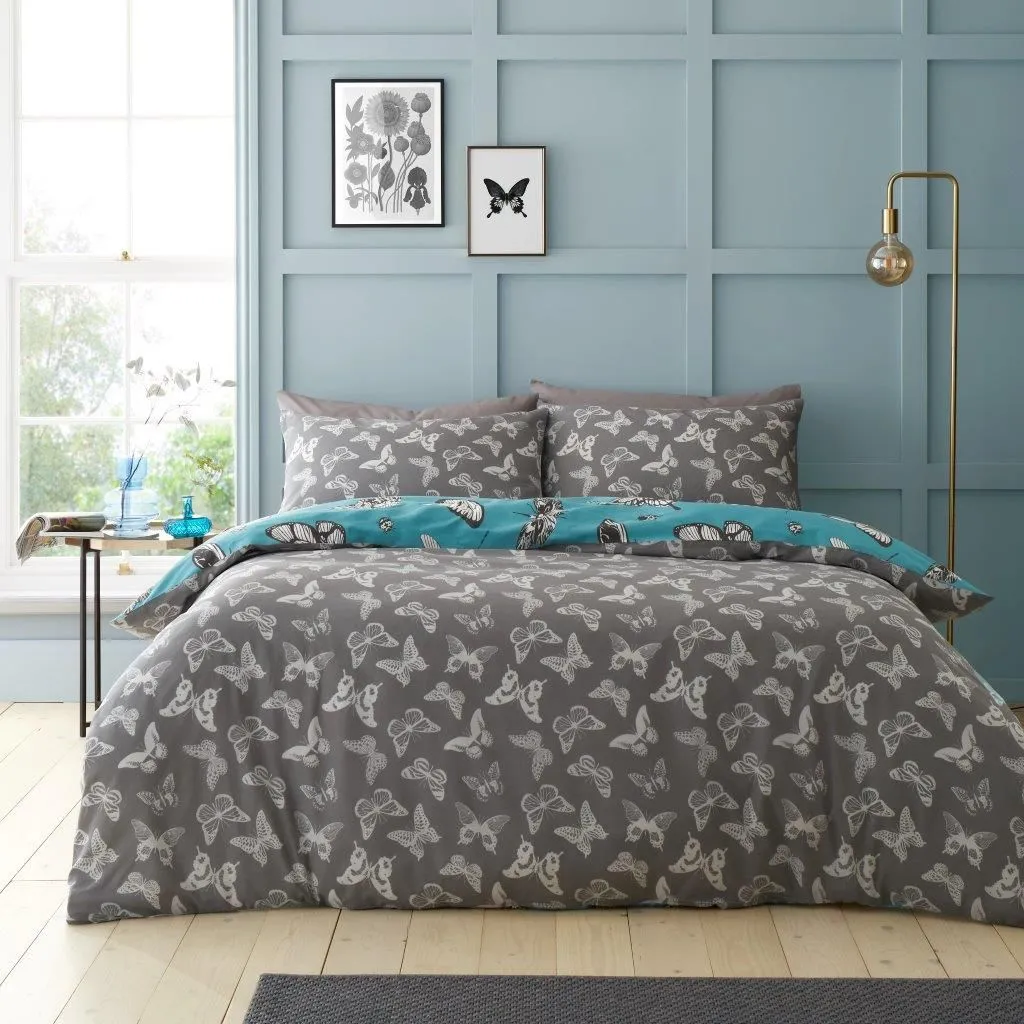 GAVENO CAVAILIA Gertie Printed Duvet Cover in Blue 2