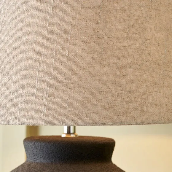 Pacific Lifestyle Areia Sand Textured Ceramic Table Lamp 6
