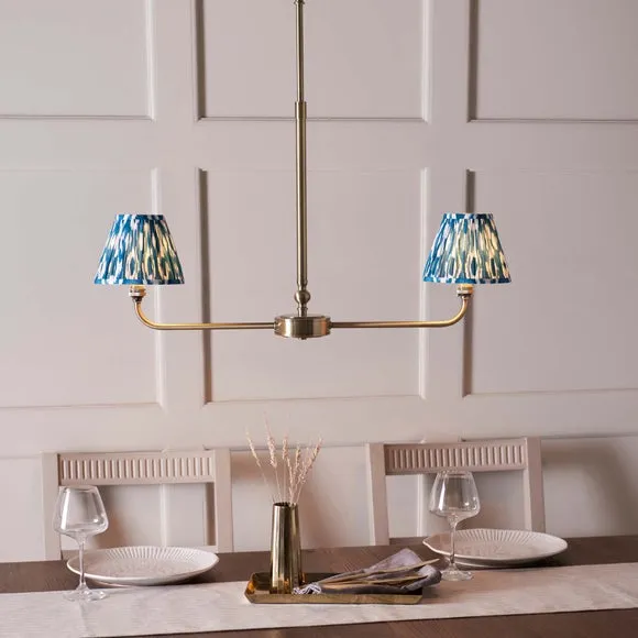 Vogue Leila 2 Light Adjustable Linear Ceiling Light