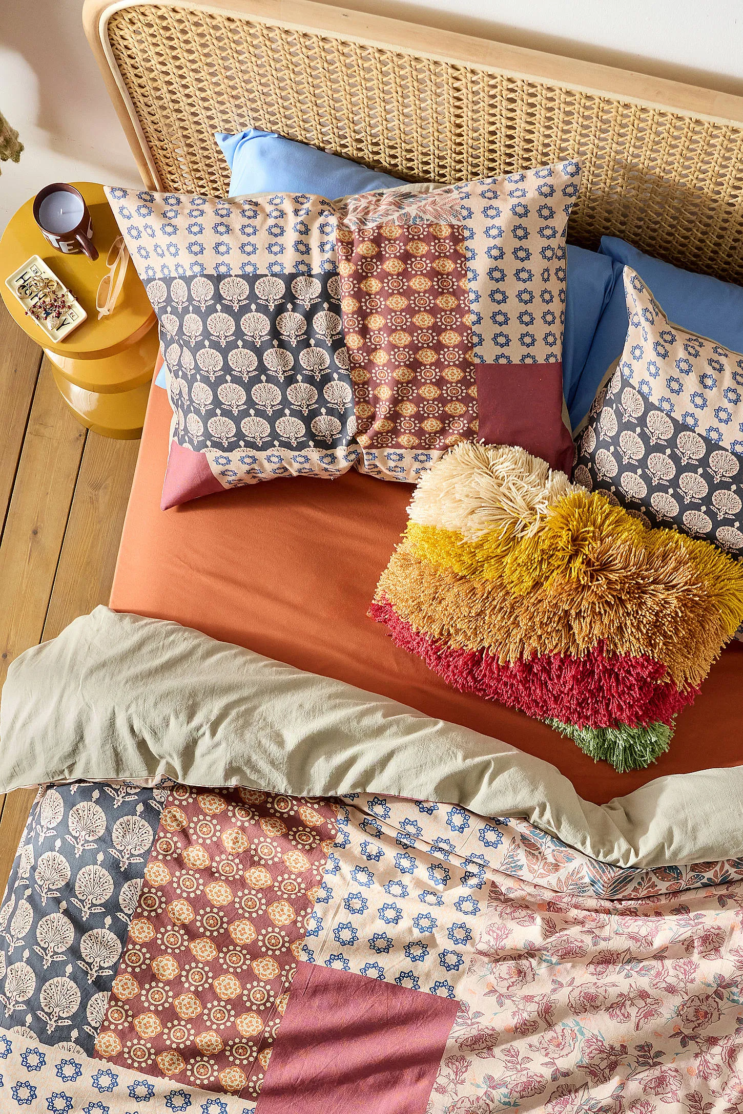 Quirky Multi Patchwork Duvet Set Double 5