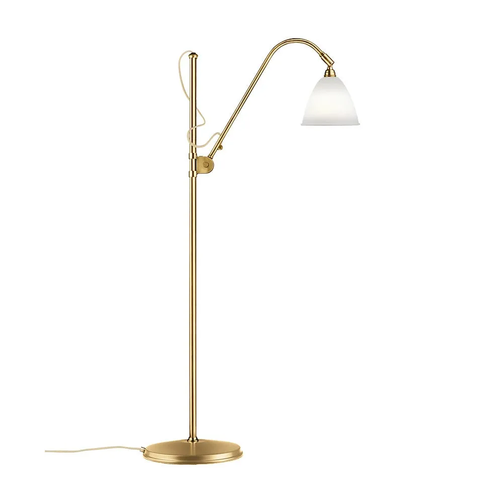 Gubi Bestlite BL3 Floorlamp BL3 Brass Base Bone China Shade 2