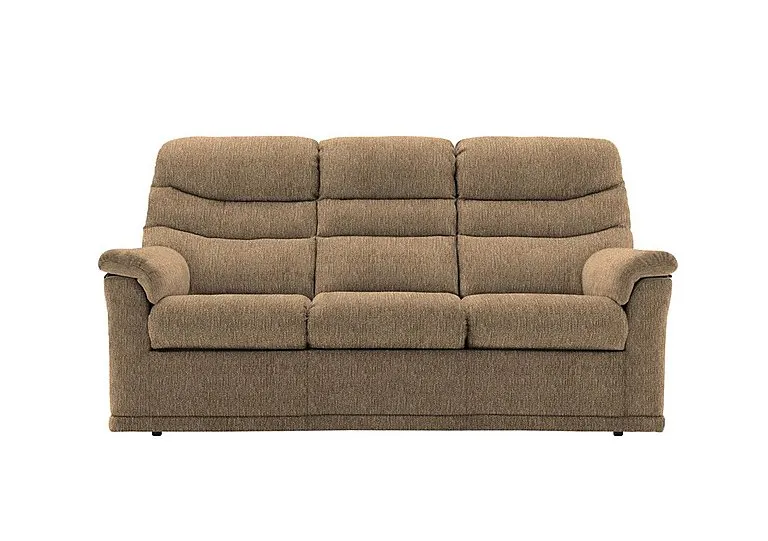 Malvern 3 Cushion 3 Seater Fabric Sofa - No Recliner - Boucle Cocoa