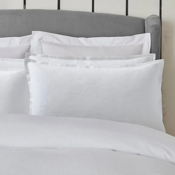 Dorma Purity Tetbury 100% Cotton Duvet Cover and Pillowcase Set 2