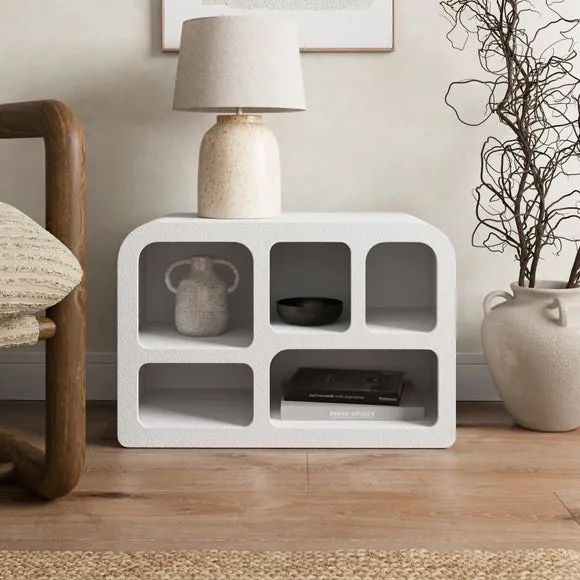 Drue Small Sculptural Shelving Unit 1