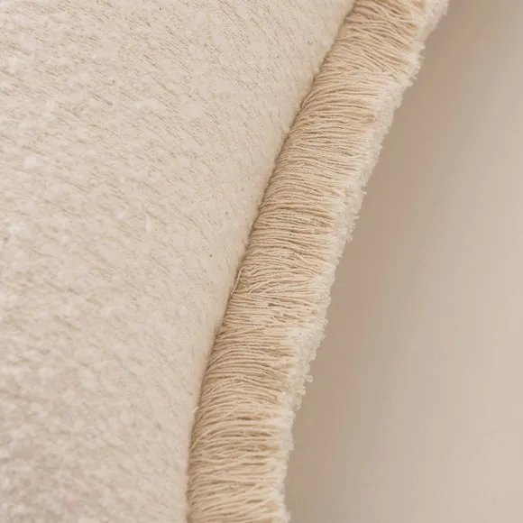 Boucle Fringe Square Cushion 6