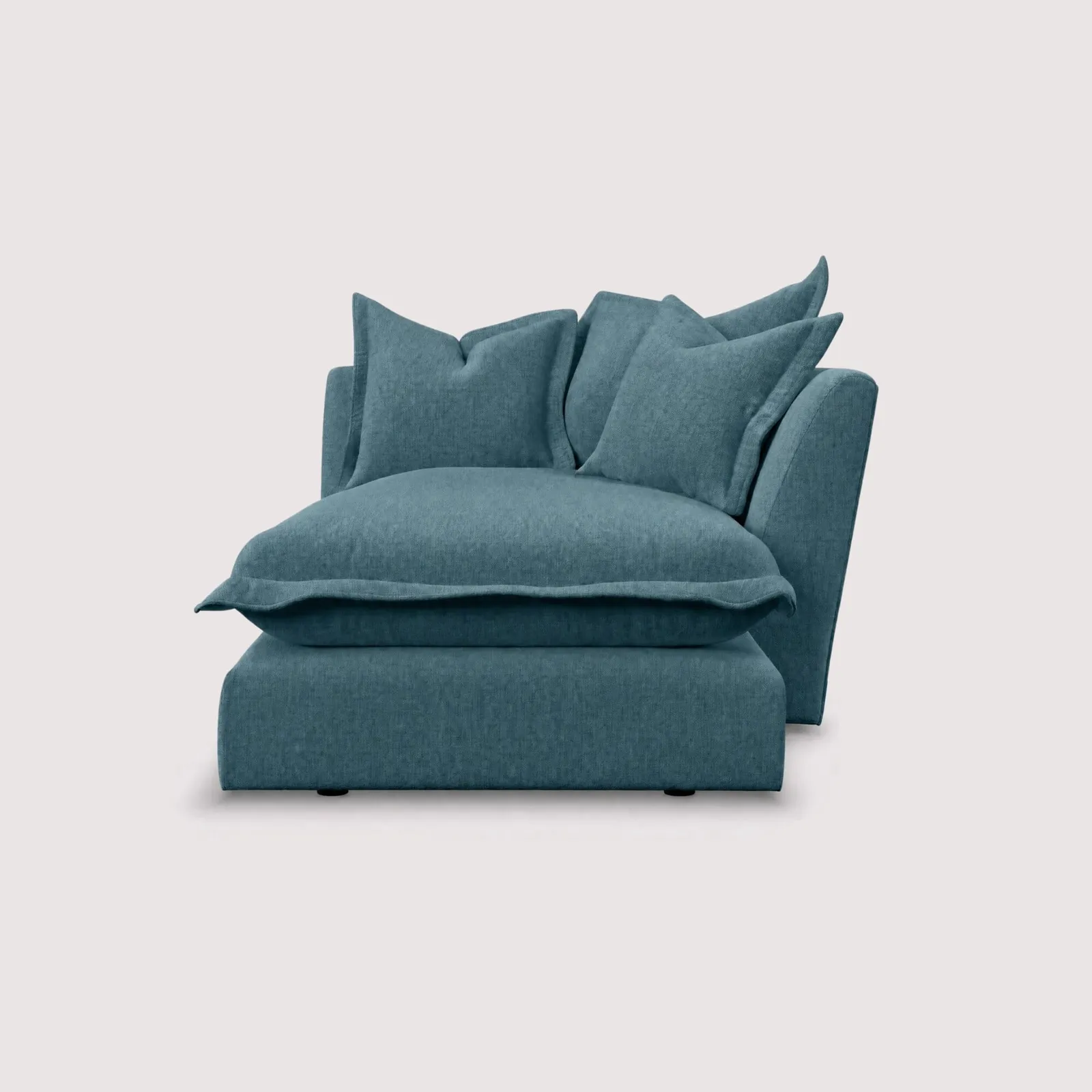 Odyssey Chaise With 1 Arm Right, Teal Fabric | Barker & Stonehouse 1