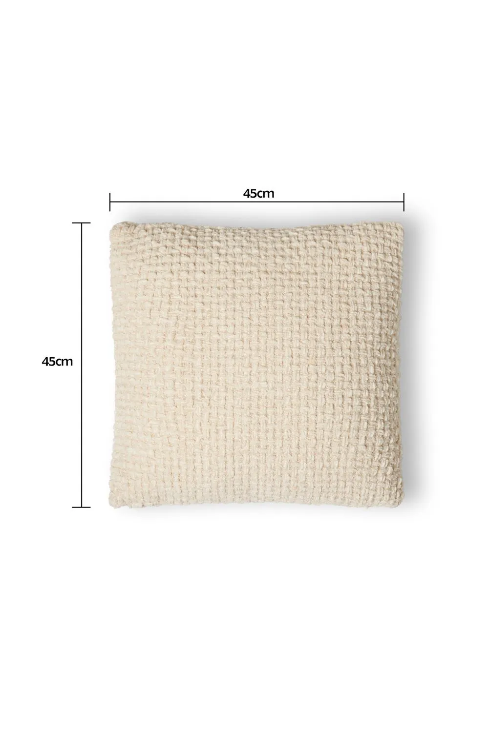BHS Cross Weave Cushion in Cream 3