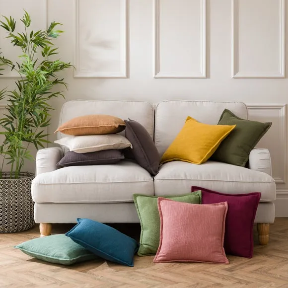 Westcott Cotton Slub Square Cushion 6