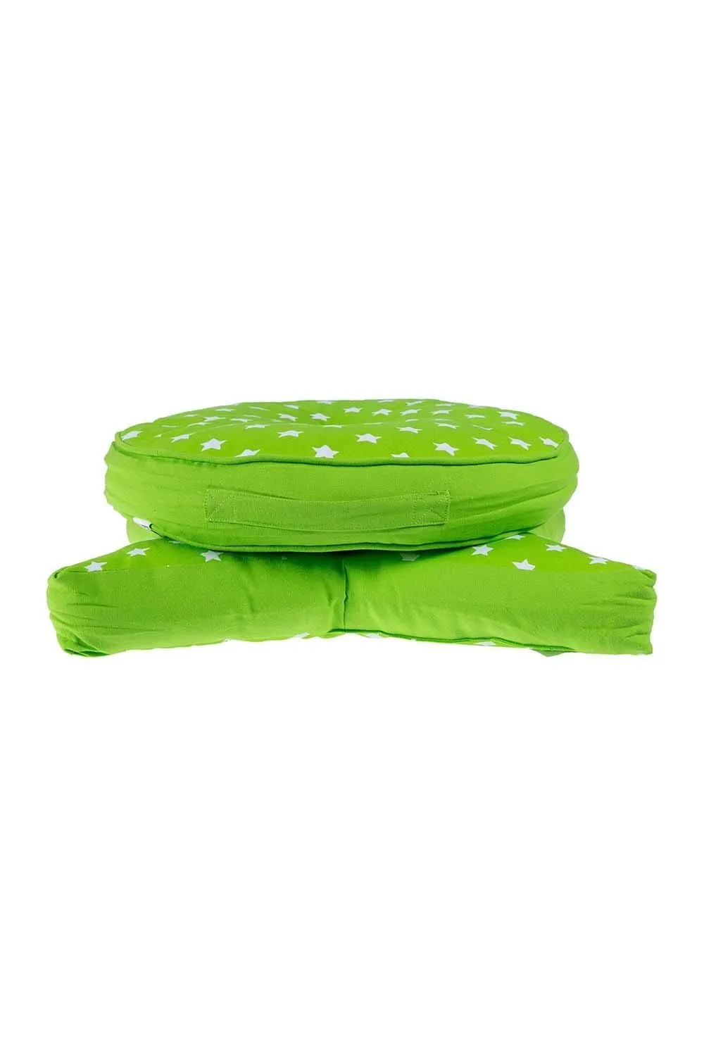 Homescapes Green Stars Floor Cushion 5